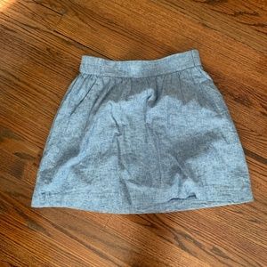 Super cute (fake) denim skirt